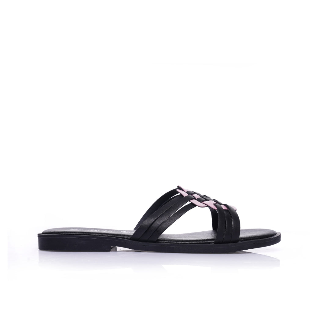 claquette cuir tendance