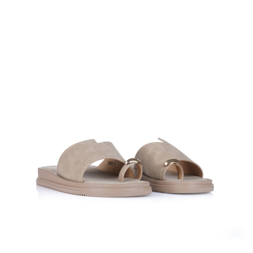 claquette daim femme