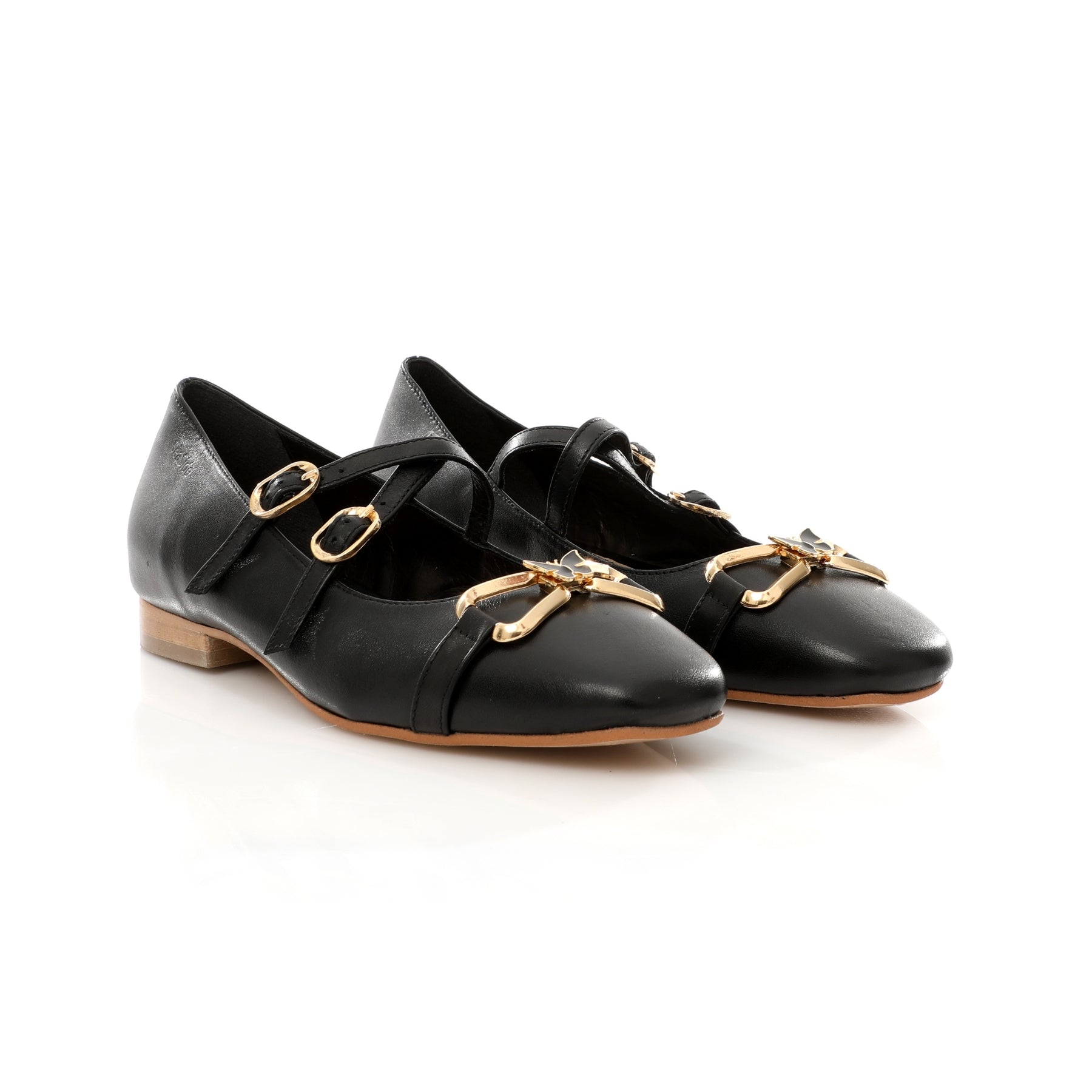 MARY JANE papillon CUIR P25-027