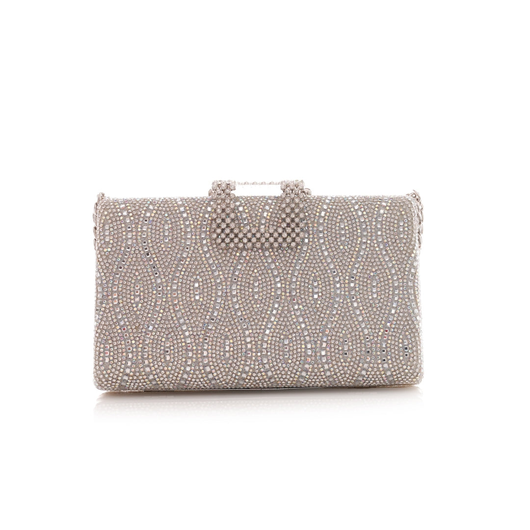 pochette soirée argent