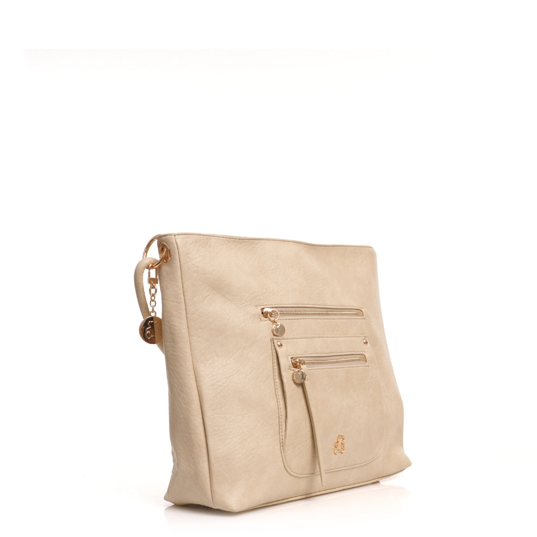 sac beige organisation femme