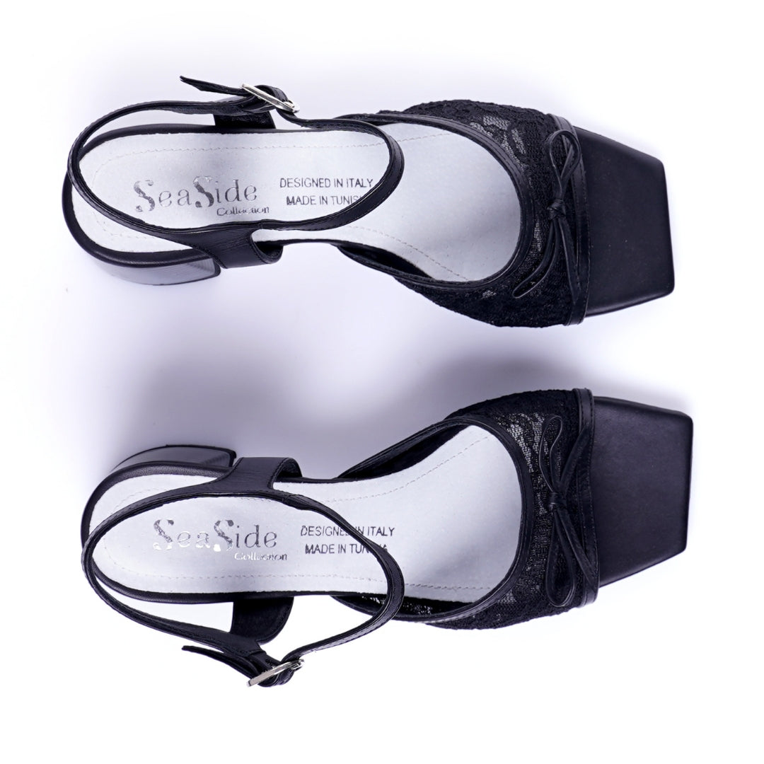 sandale chic cuir femme