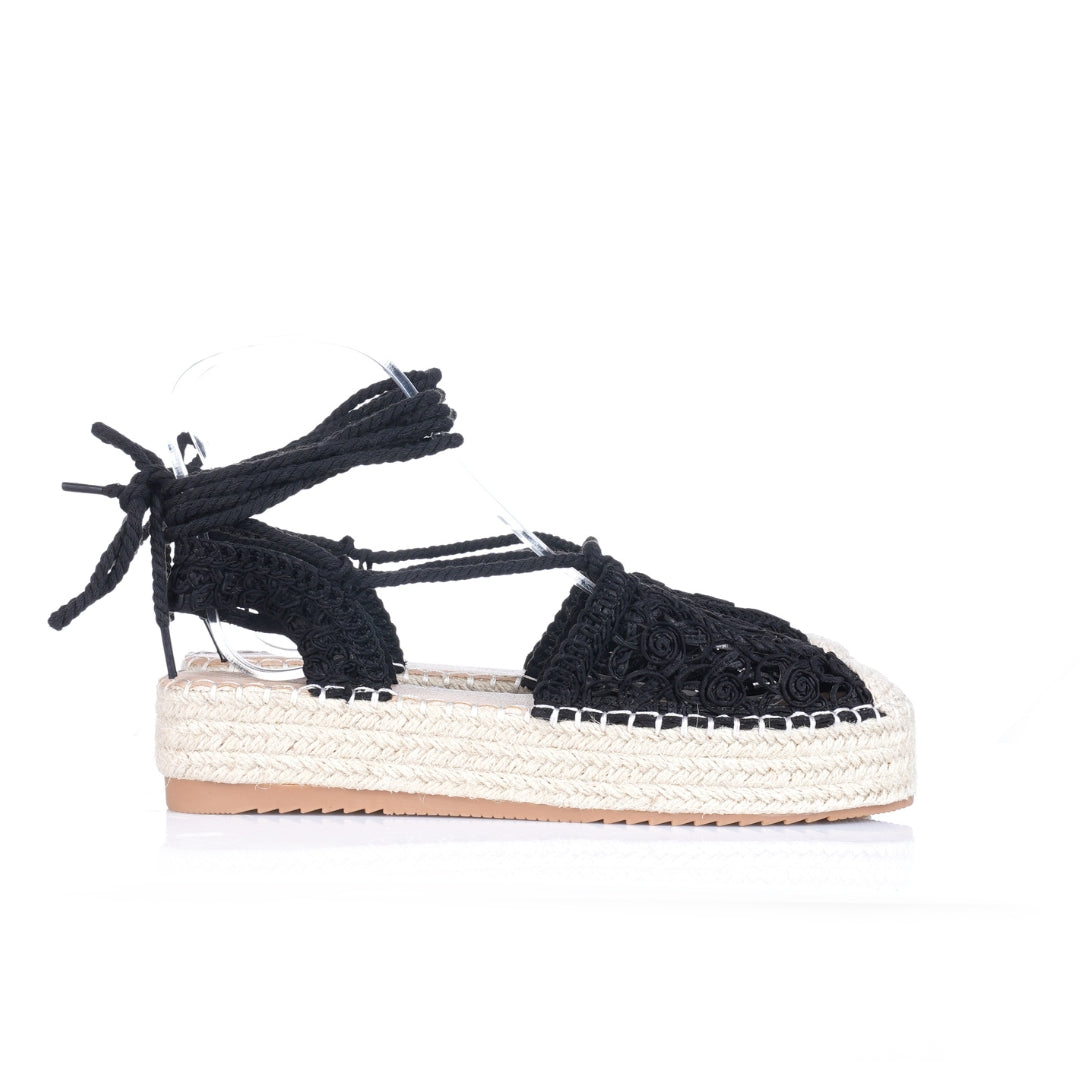sandale halfa noir femme confortable été