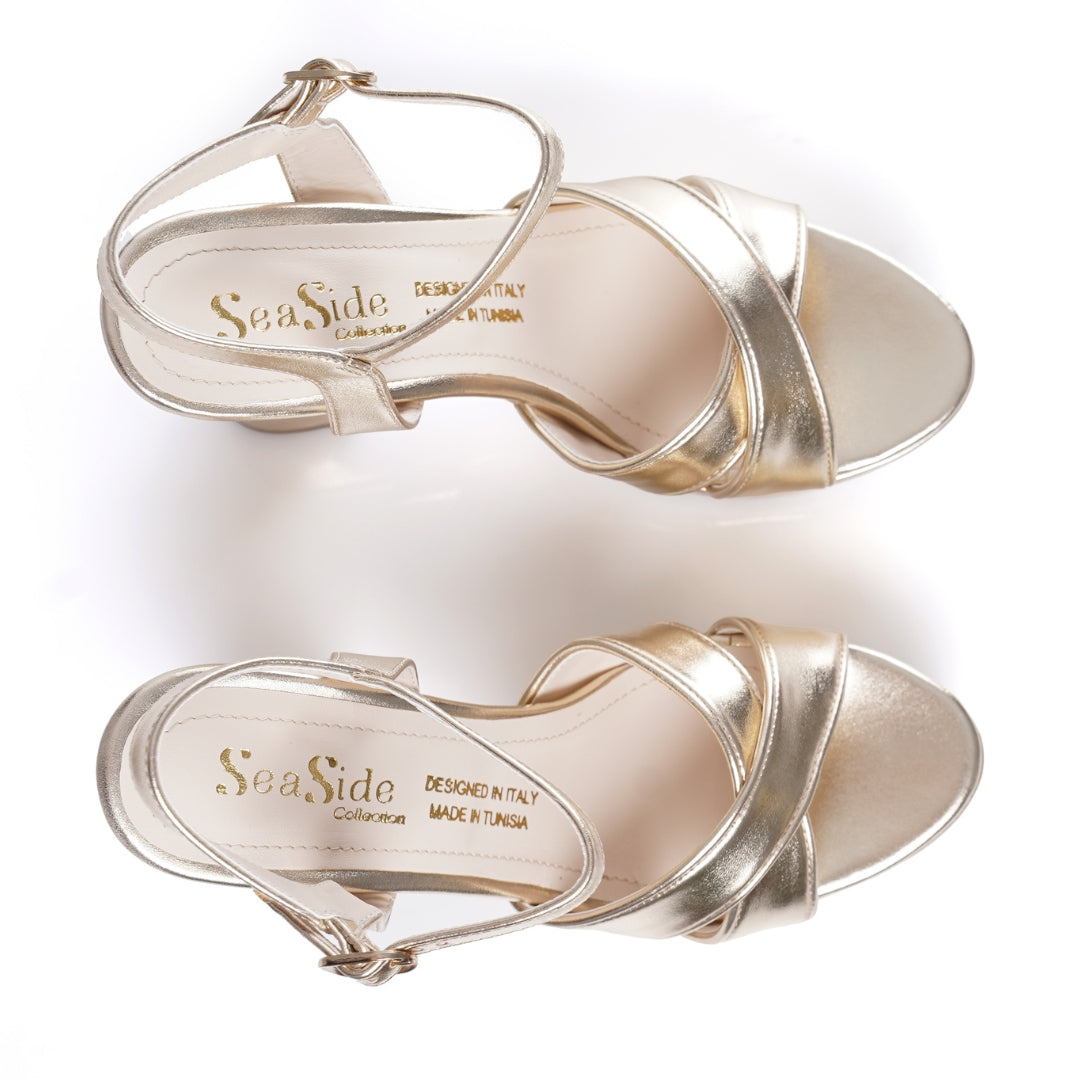 sandale plateforme soiree femme