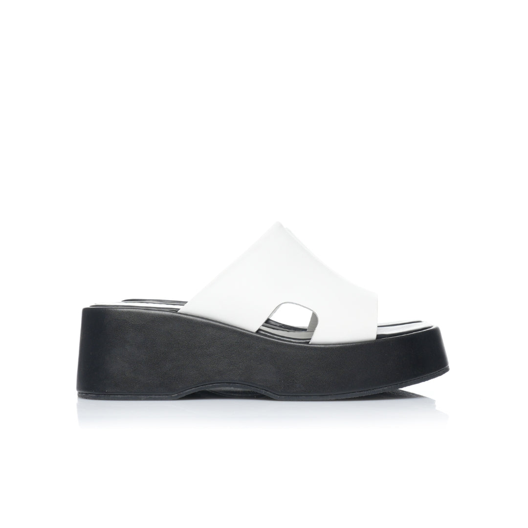 Sabot Cuir compensées    E26-8604