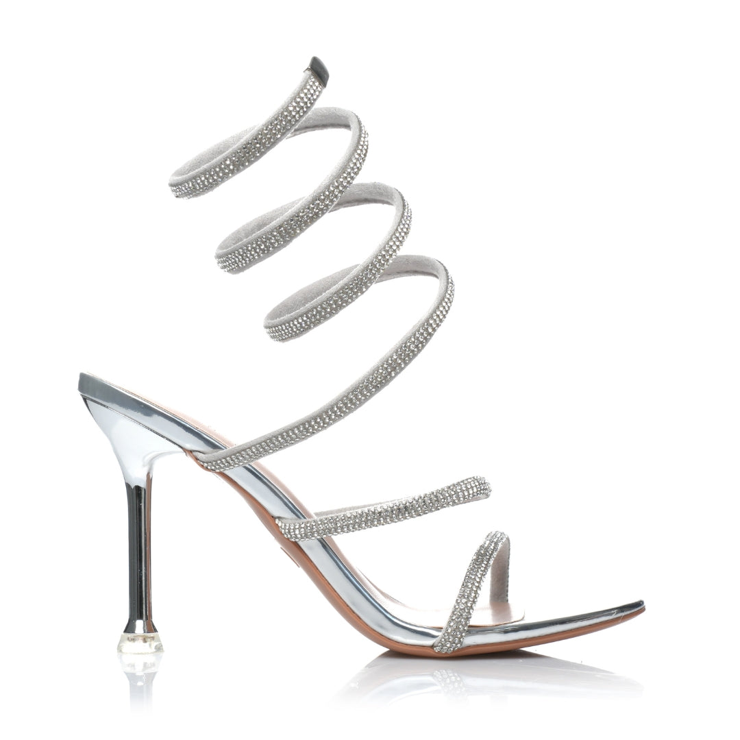 Sandale soiree talon E26-F8191