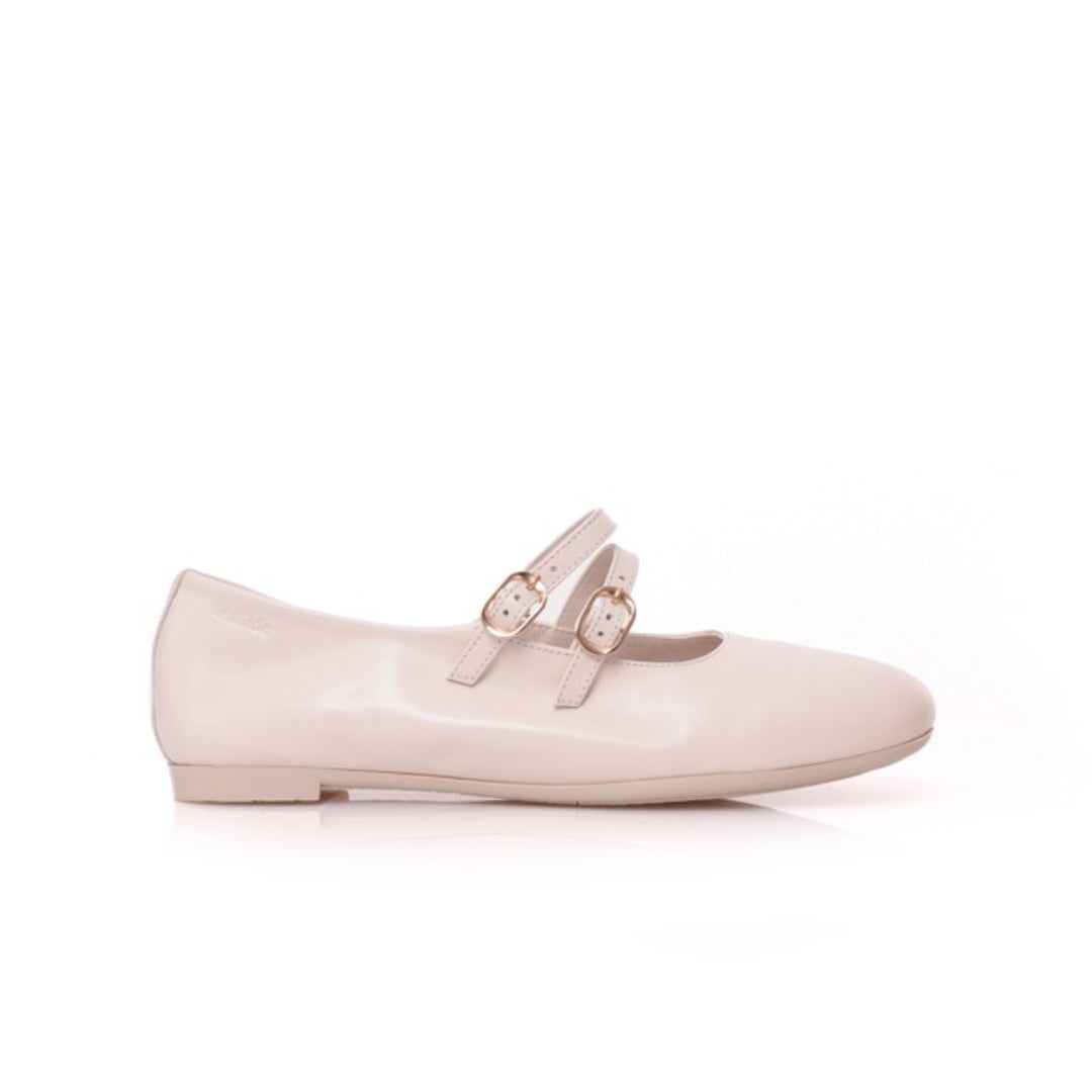 Mary Jane Cuir avec Ceintures P26-202