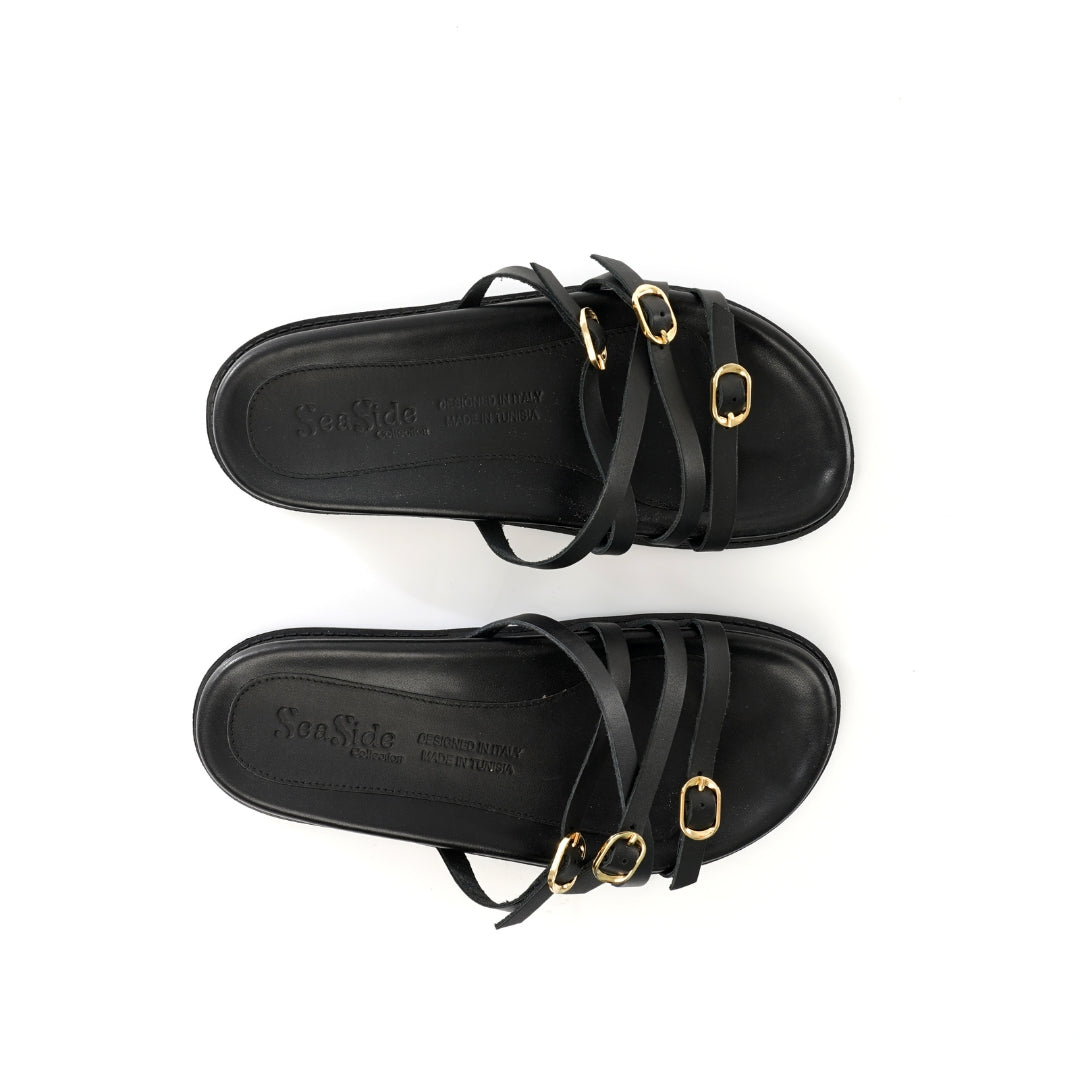 Claquette Cuir Confort  E25-073