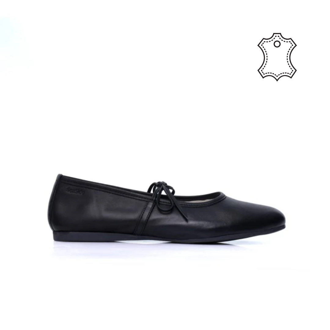 Mary Jane Cuir Plat  P26-8011