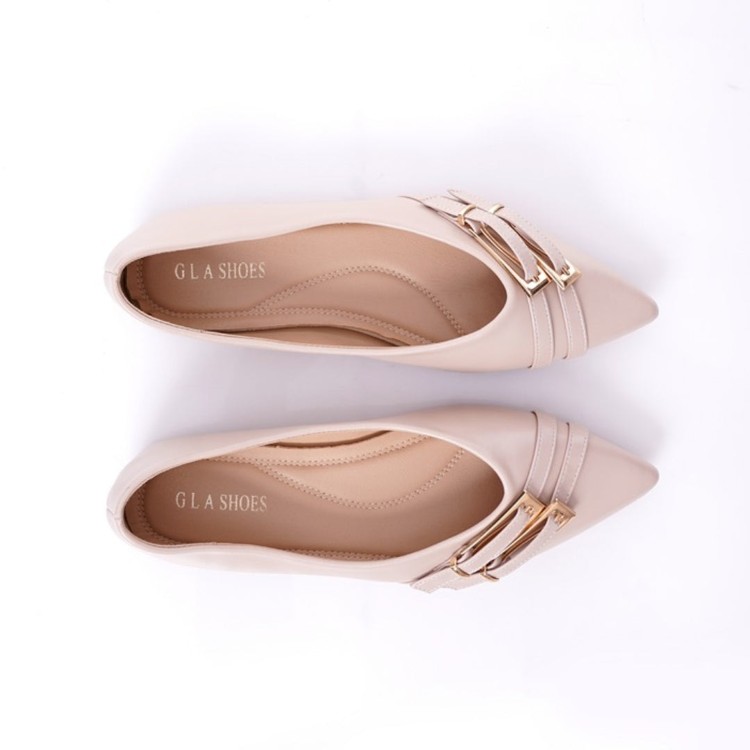 Escarpins avec ceinture plat P26-G13