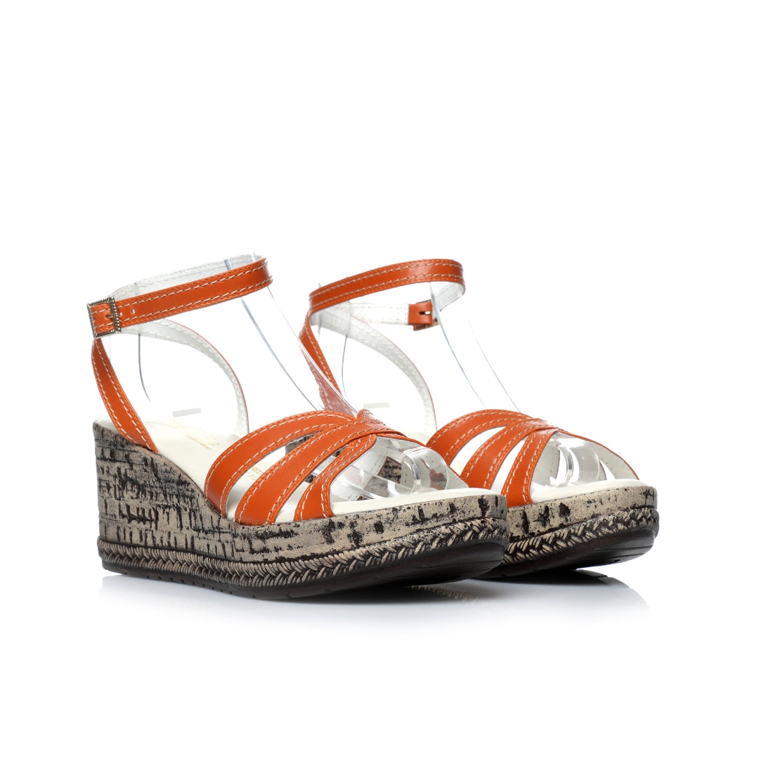 Sandale Cuir compensées E26-8075