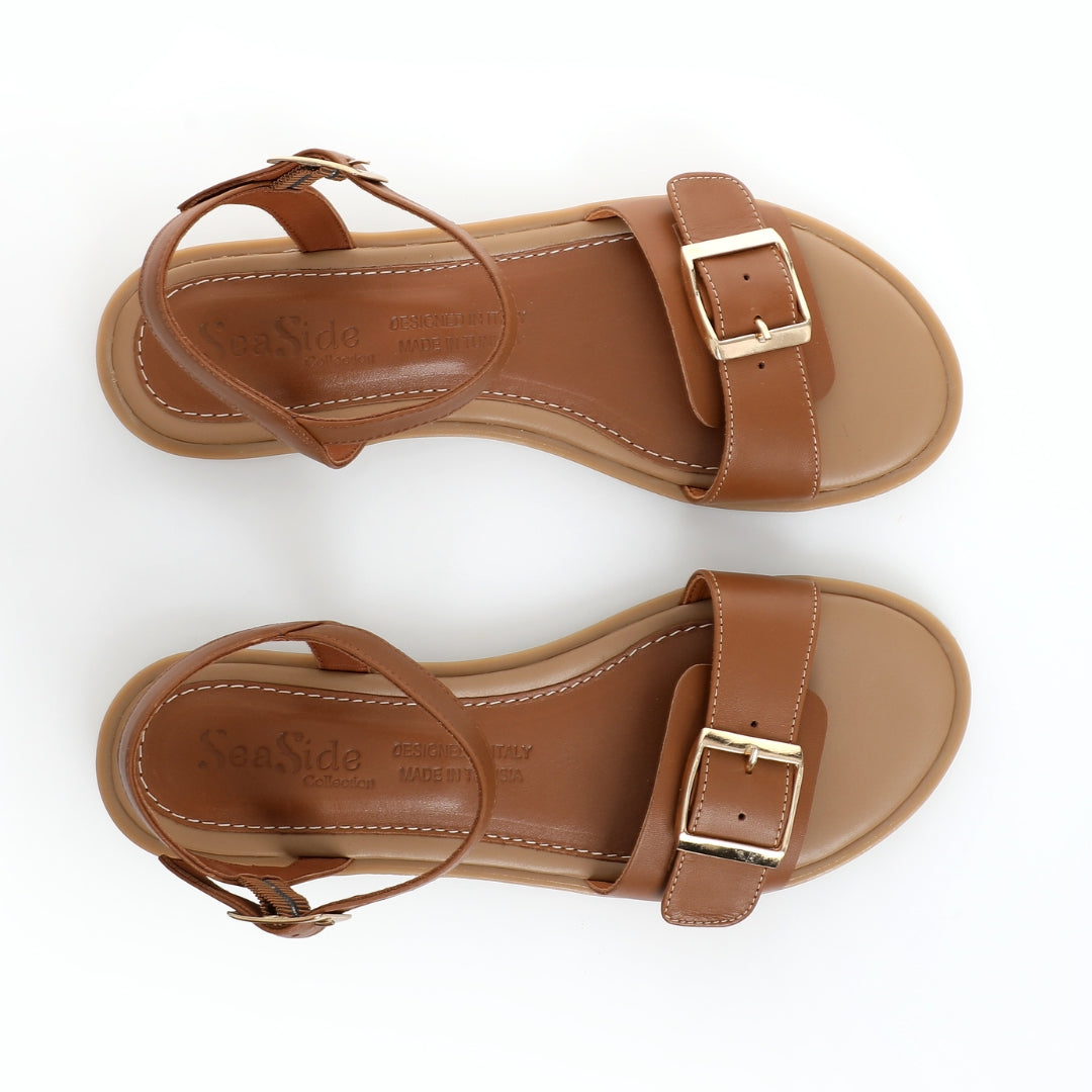 Sandale Cuir plate  E25-092