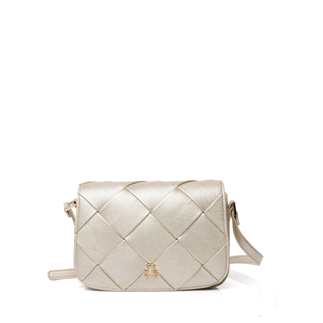 Mini sac tressé chic E26-F26103