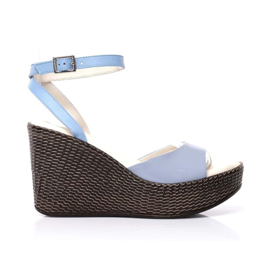 Sandale cuir compensée E26-5833