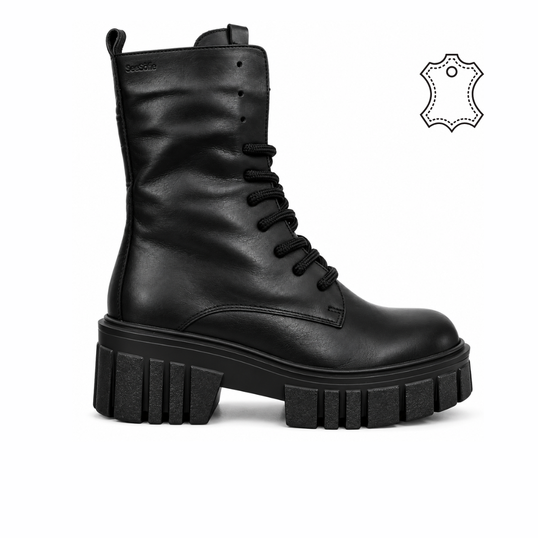 Brodequin Cuir Monobloc  H26-7907