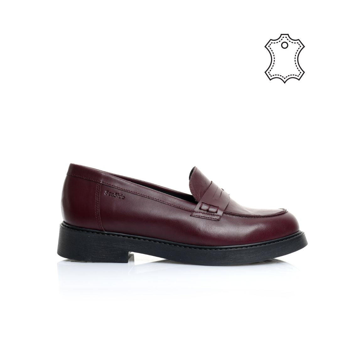 Mocassin  Cuir Plat  H25-H610
