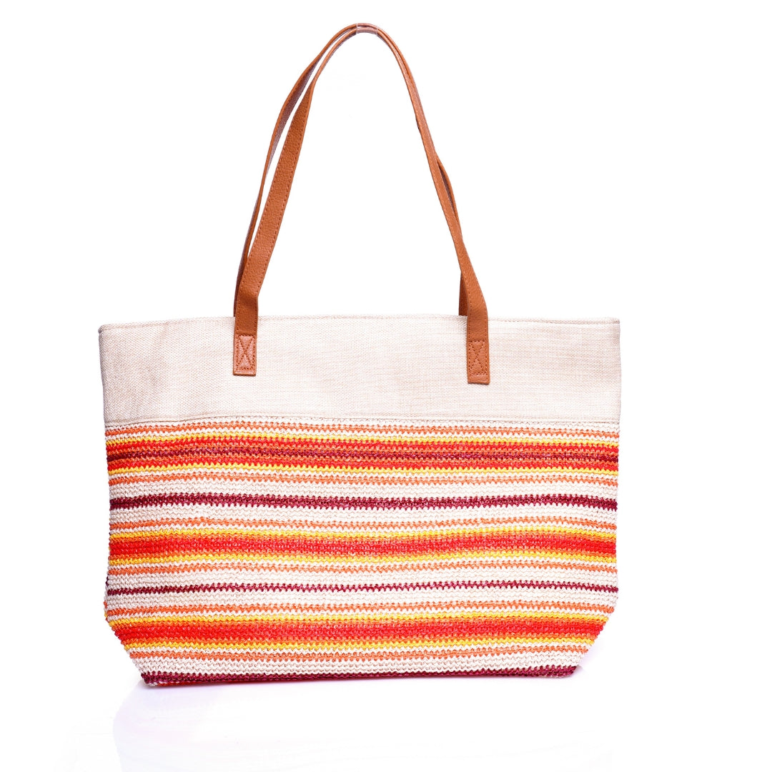 Sac de plage orange   E26-F25028