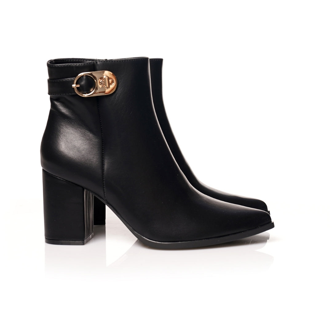 Bottine pointu demi talon H25-F5850