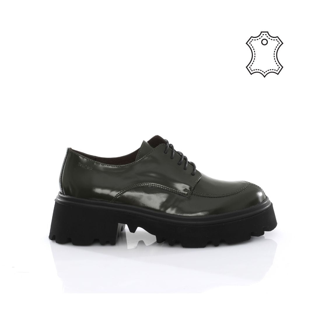 Derbies Cuir Monobloc     P25-T734