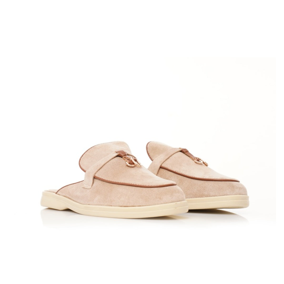Mules Daim Avec Accessoire P26-F503