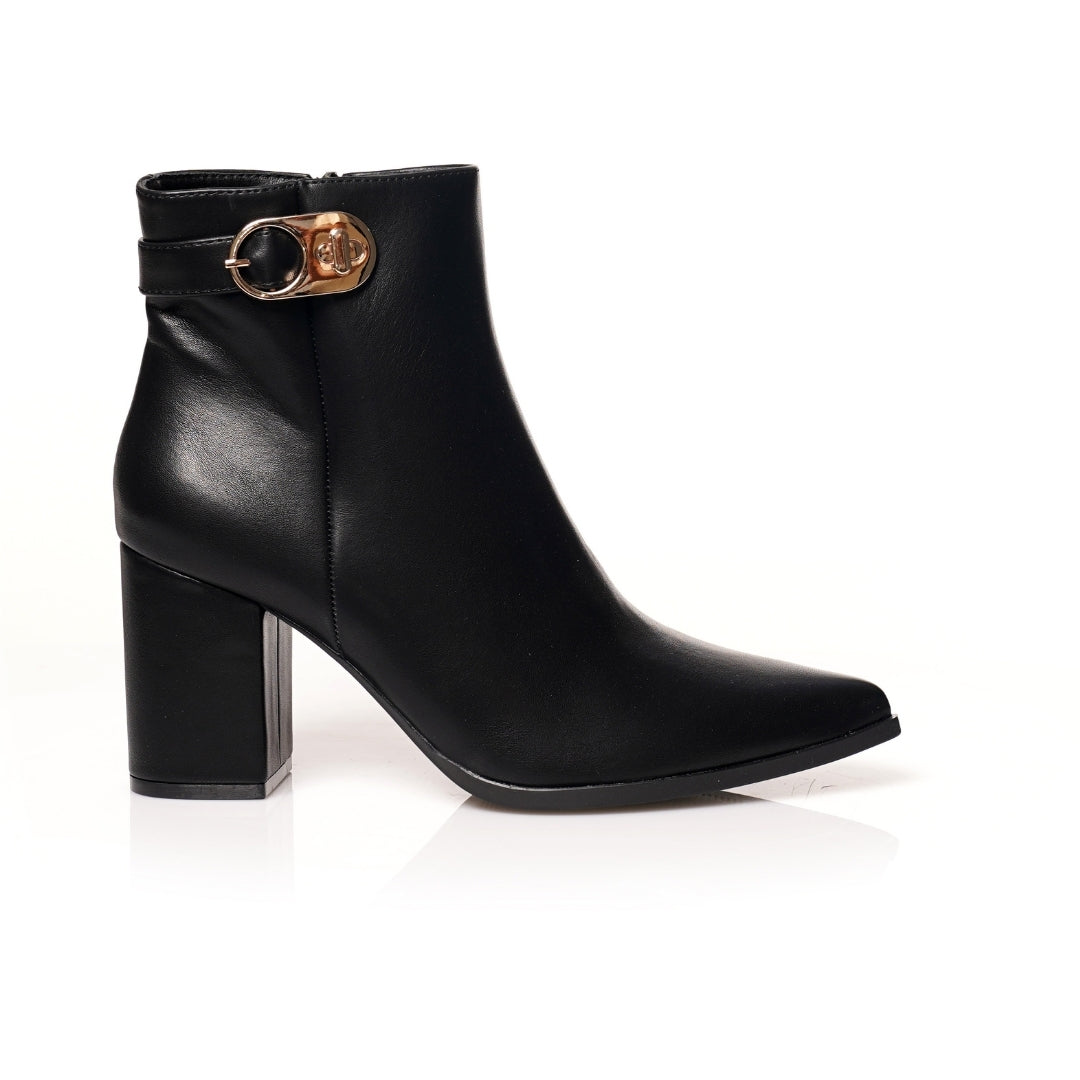 Bottine pointu demi talon H25-F5850