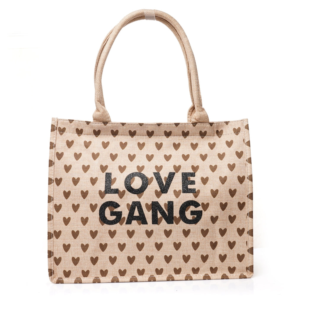 Sac de plage coeur E26-F26058