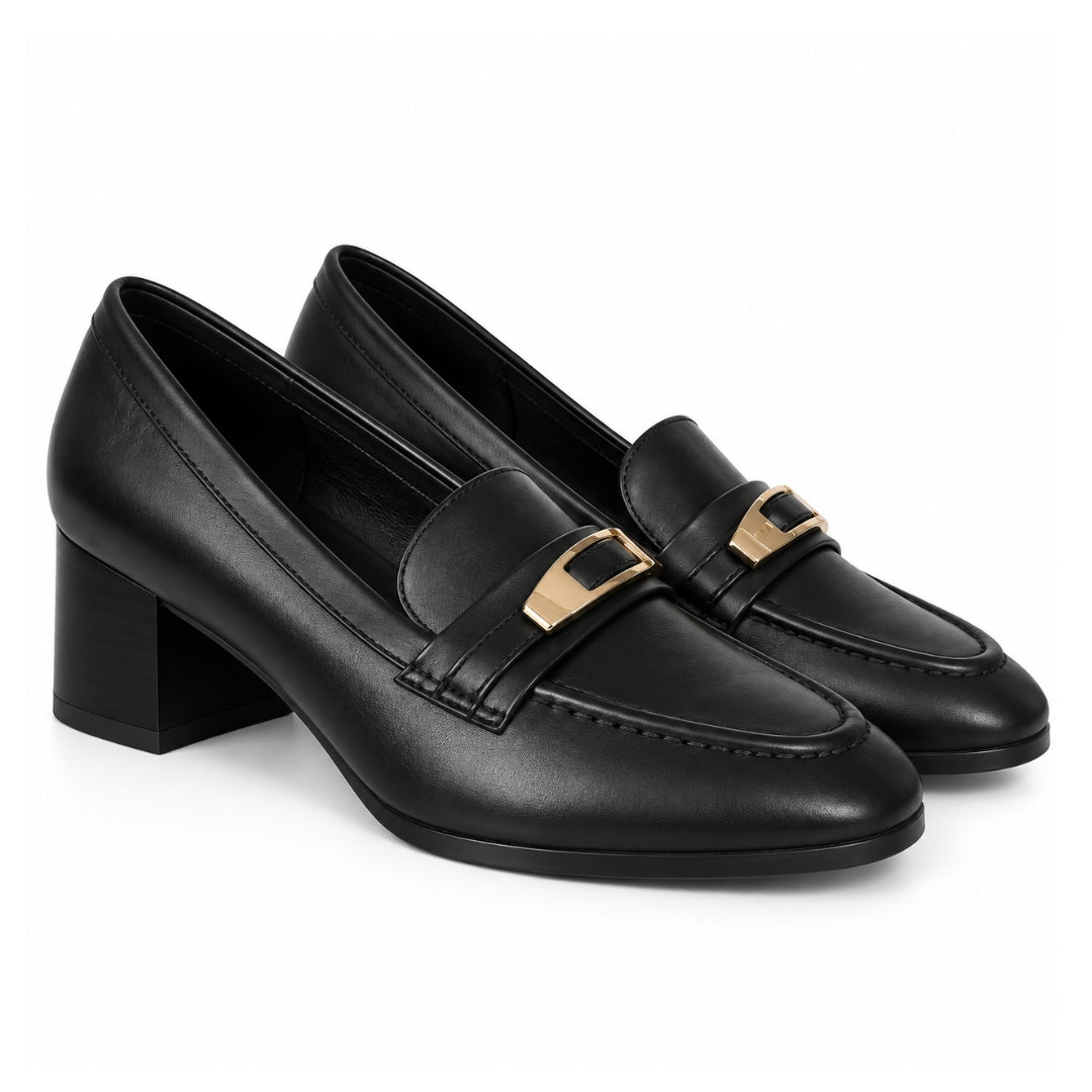 Mocassin Demi Talon avec Accessoire H26-610