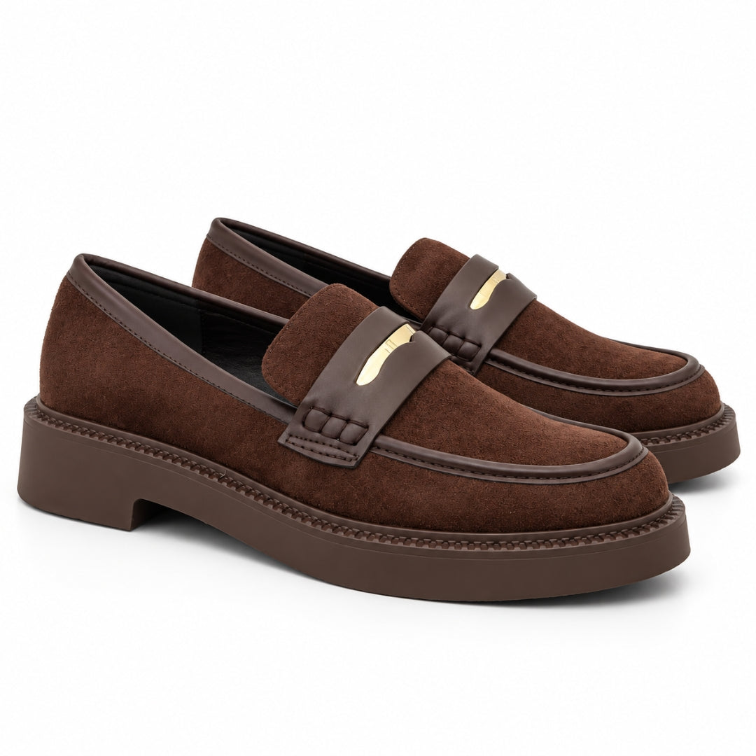 Mocassin Daim Plat   H26-F1535