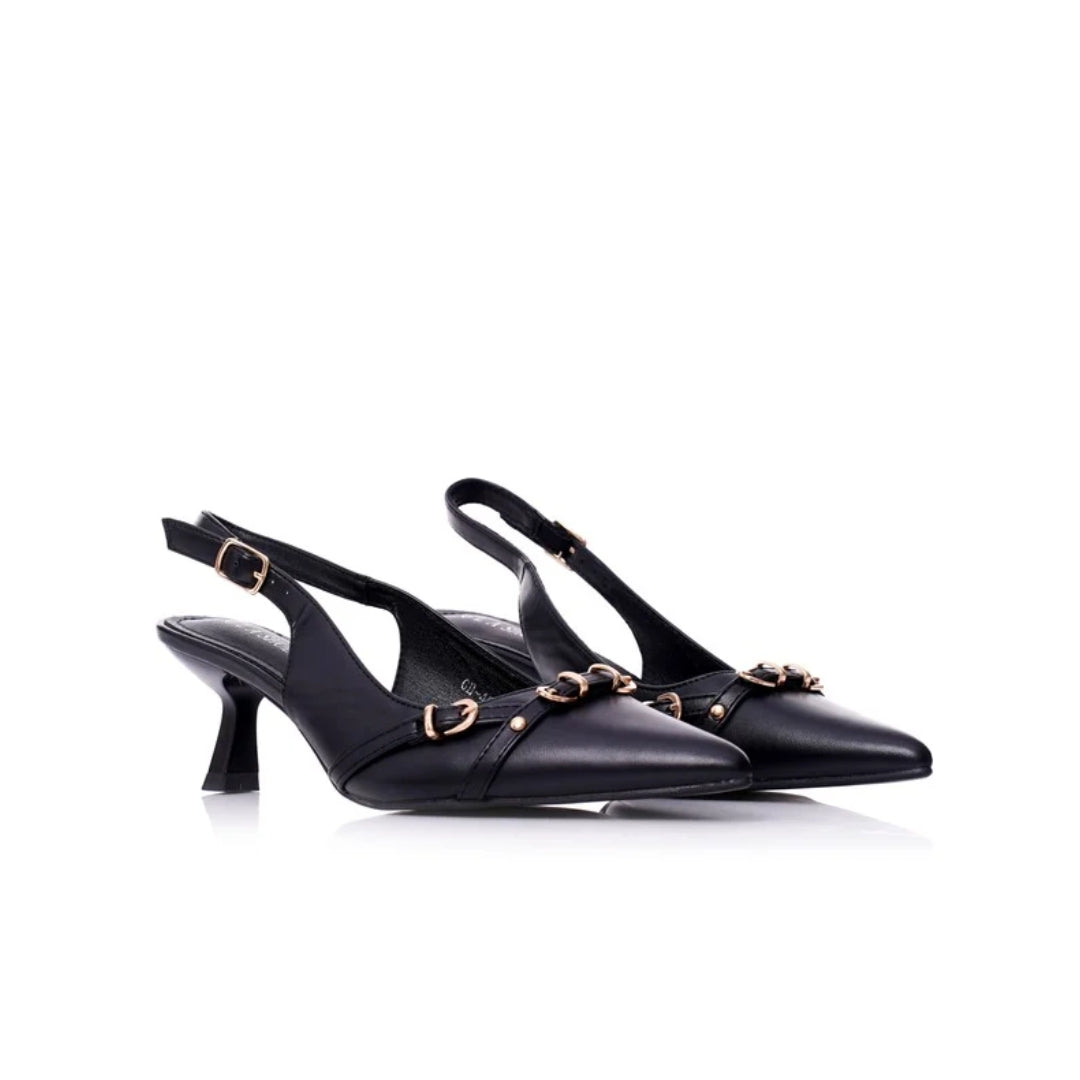 Slingback ceinture demi talon P26-G45