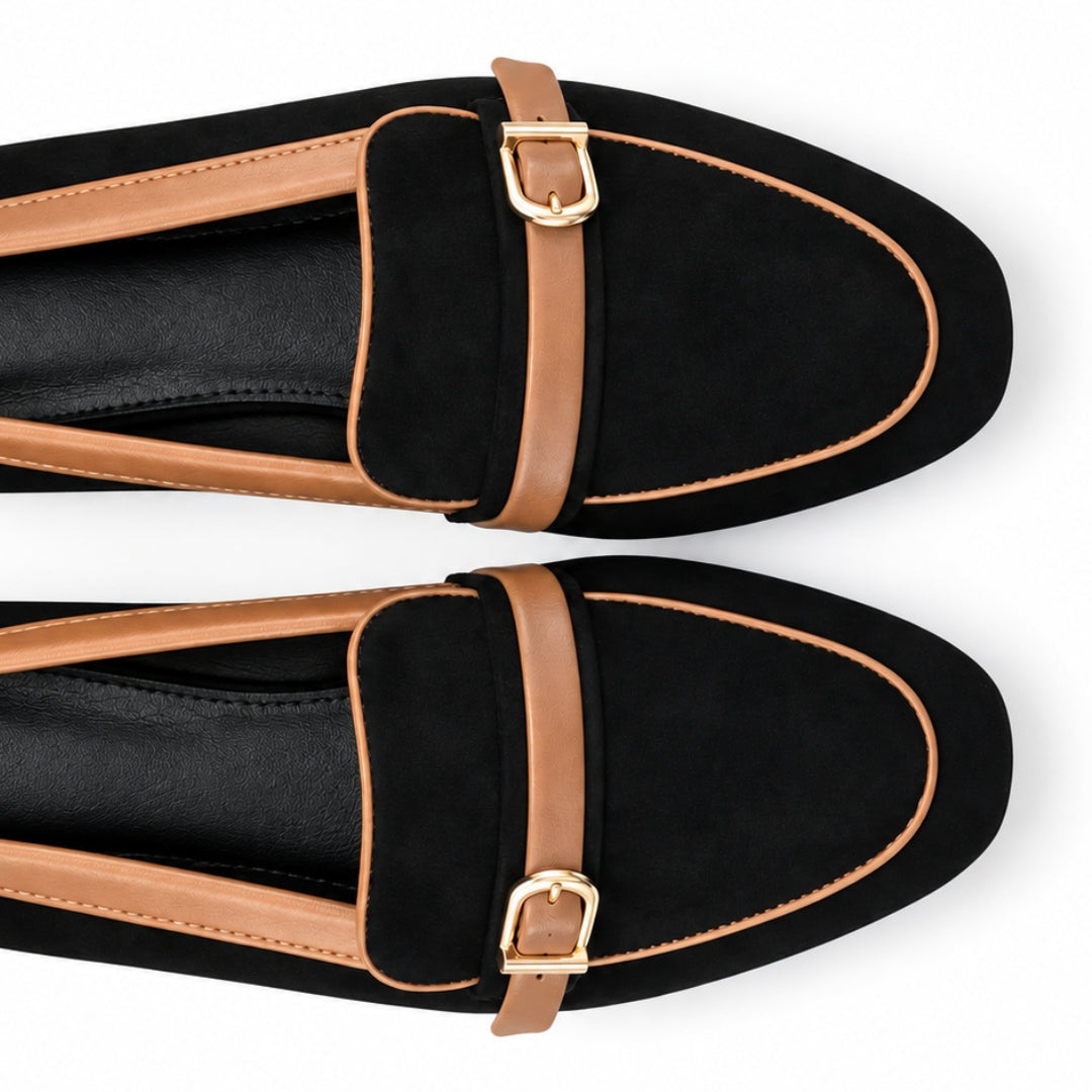Mocassin Daim Plat   H26-F038