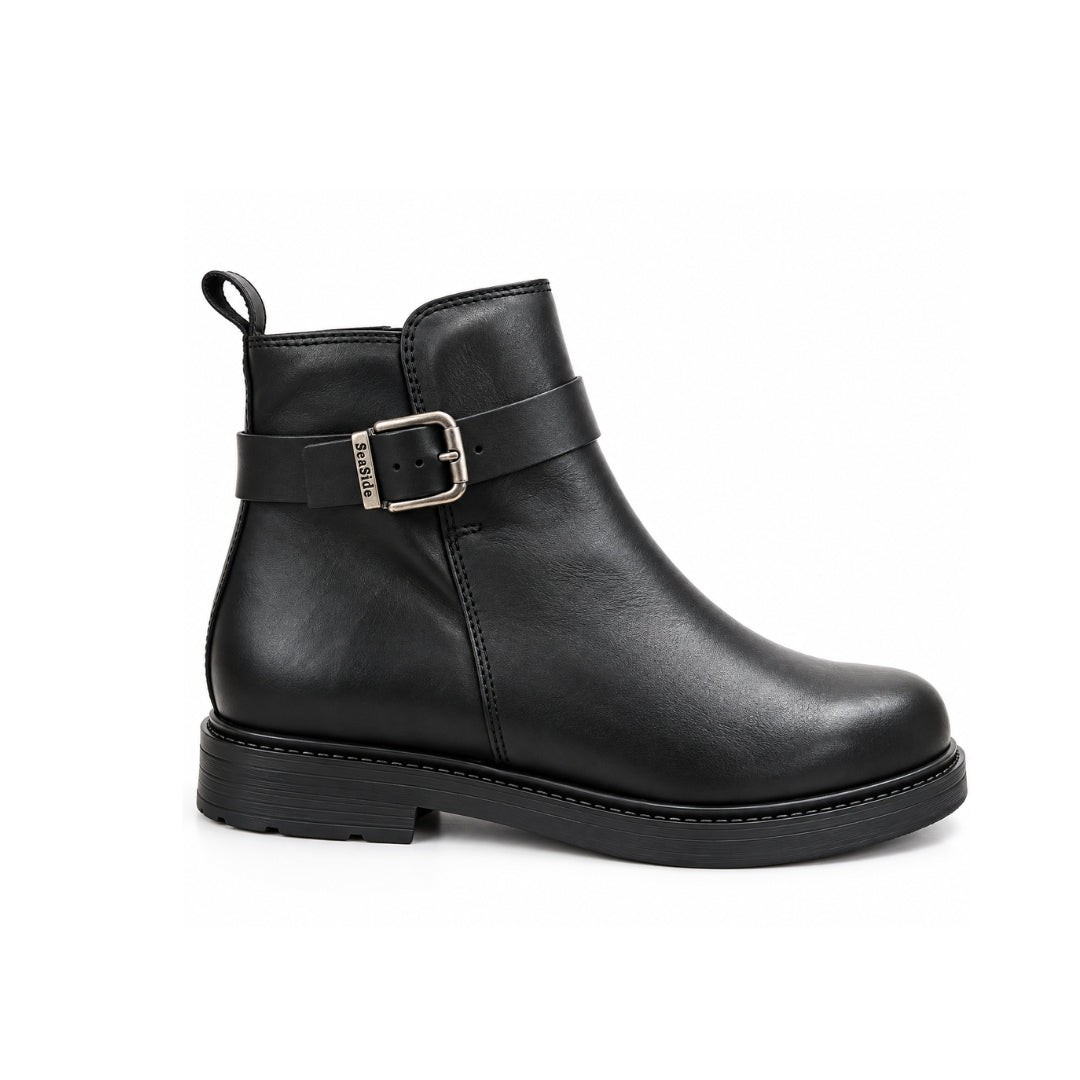 Bottine Cuir Plat   H26-T903
