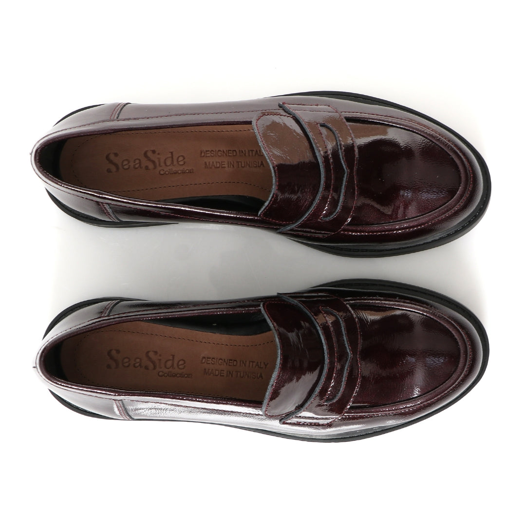 Mocassin Cuir Plat H25-010