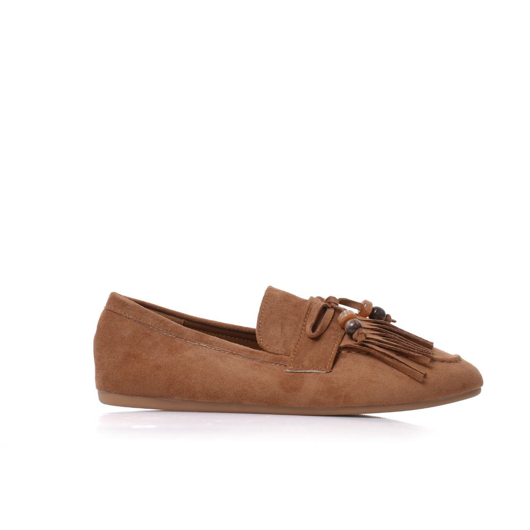 Mocassins à Franges en Daim P26-F523