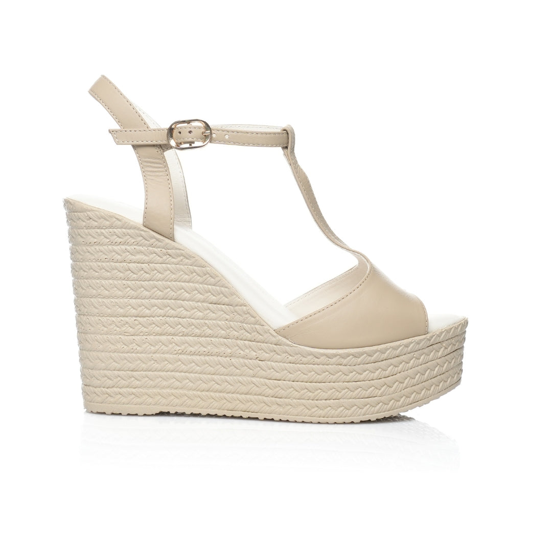 Sandales compensées Cuir  E26-102