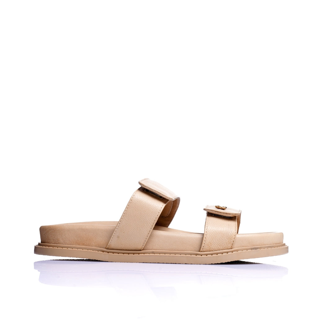 Claquette Cuir Confort Double Scratch  E26-775