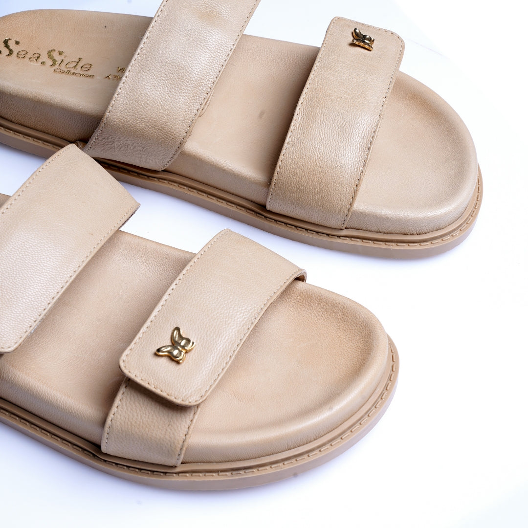 Claquette Cuir Confort Double Scratch  E26-775