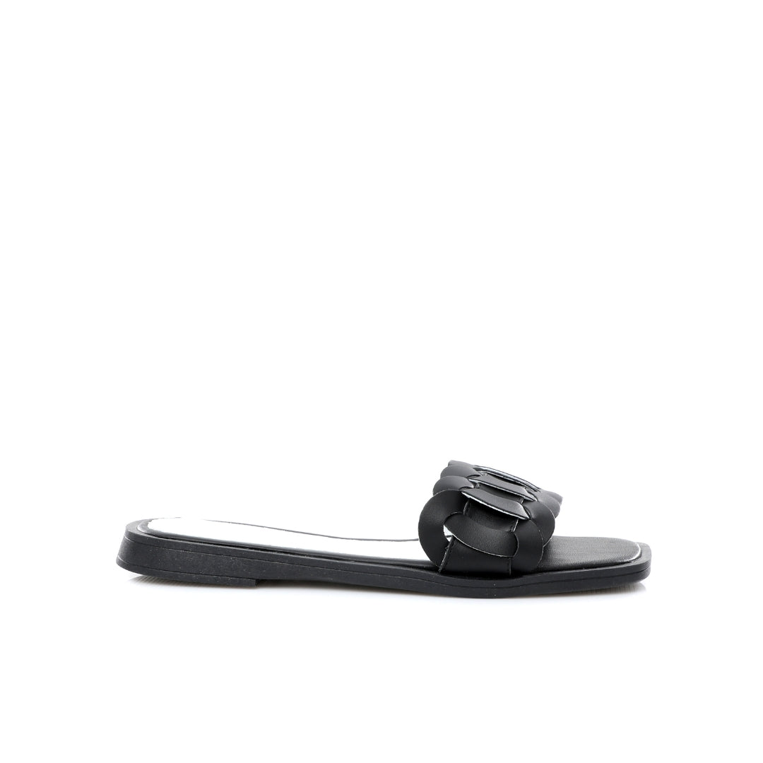 Claquettes Femme Cuir Tressées Confort E25-056
