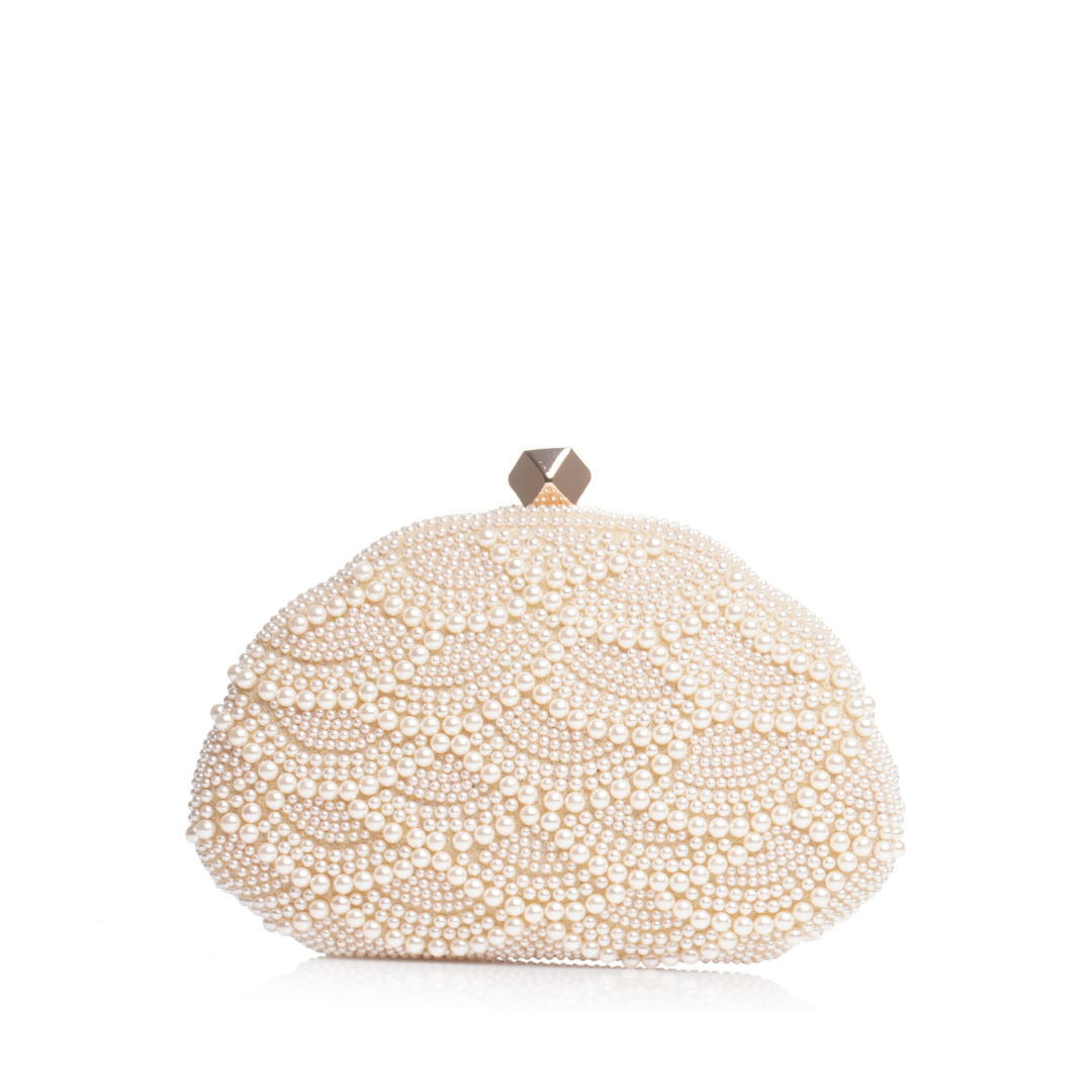 Pochette Perlée Champagne