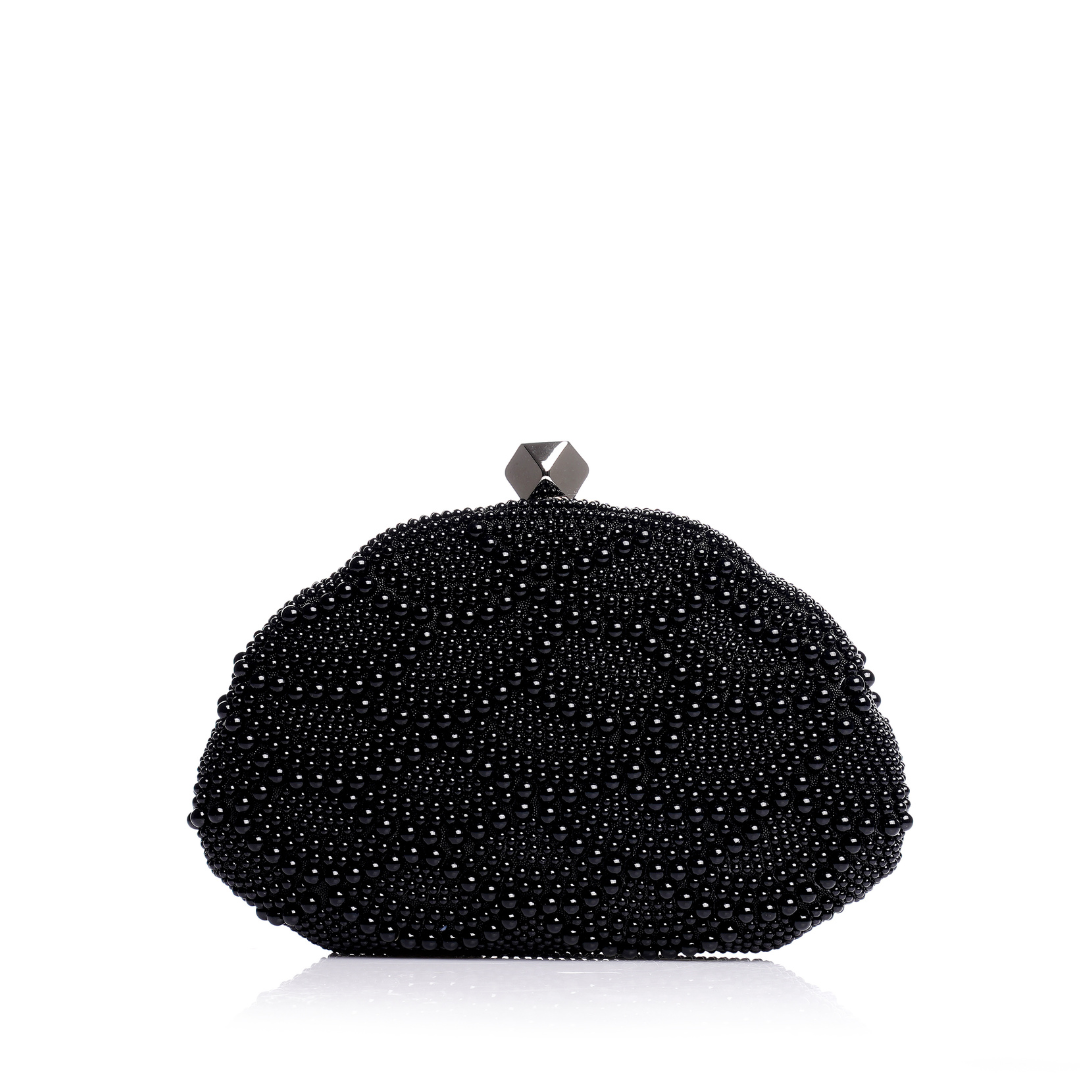 Pochette Perlée noir