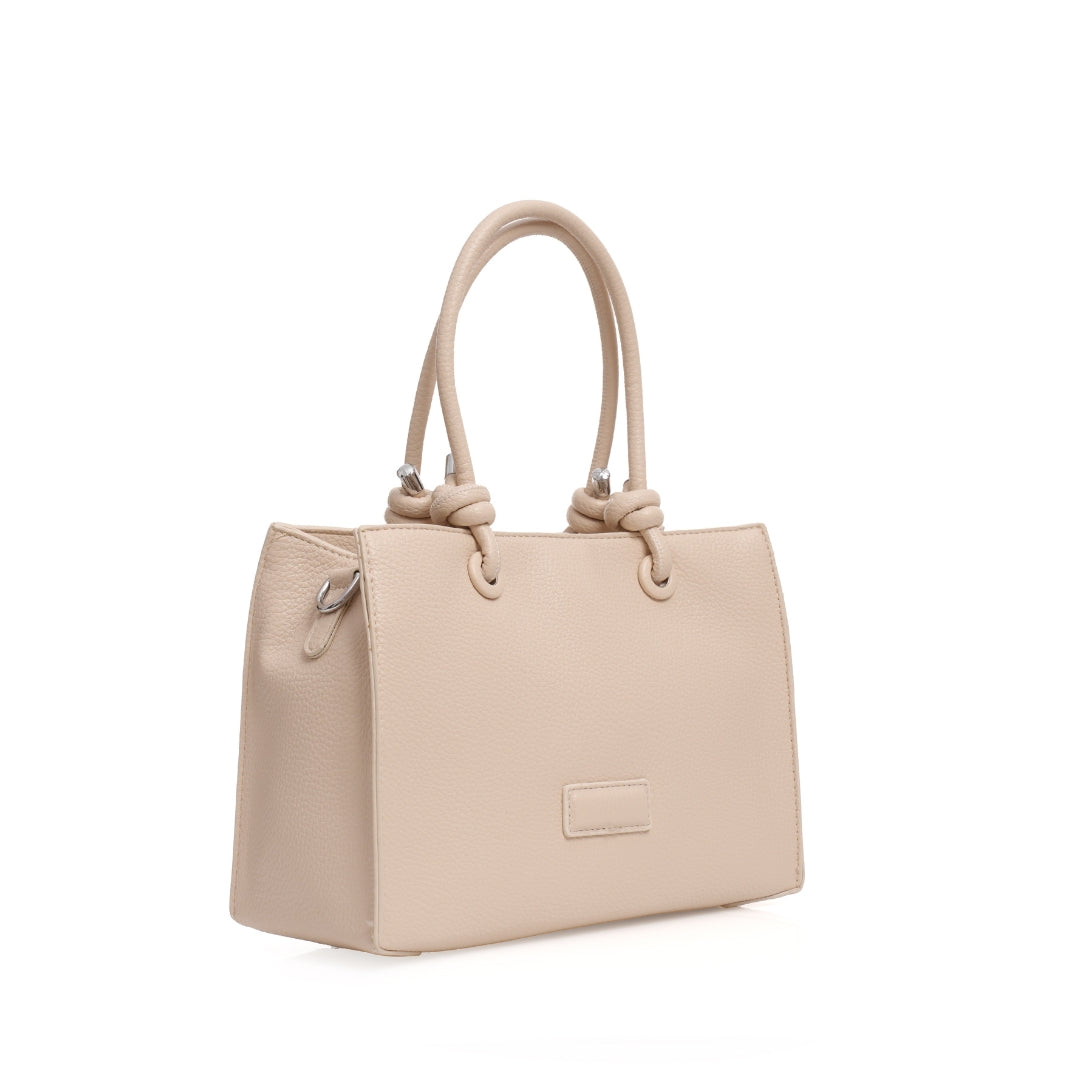 Sac à main beige classique