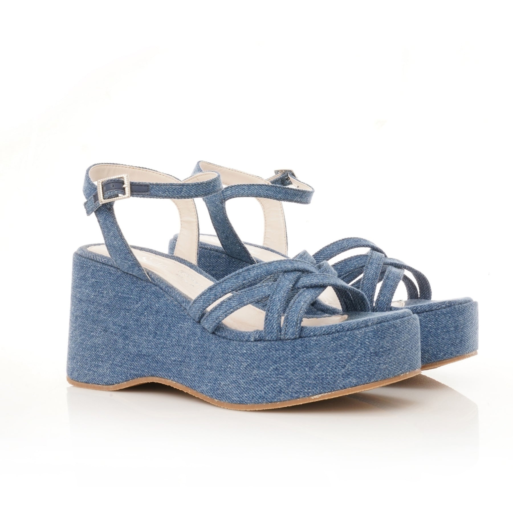 Sandales Compensée Denim E25-085