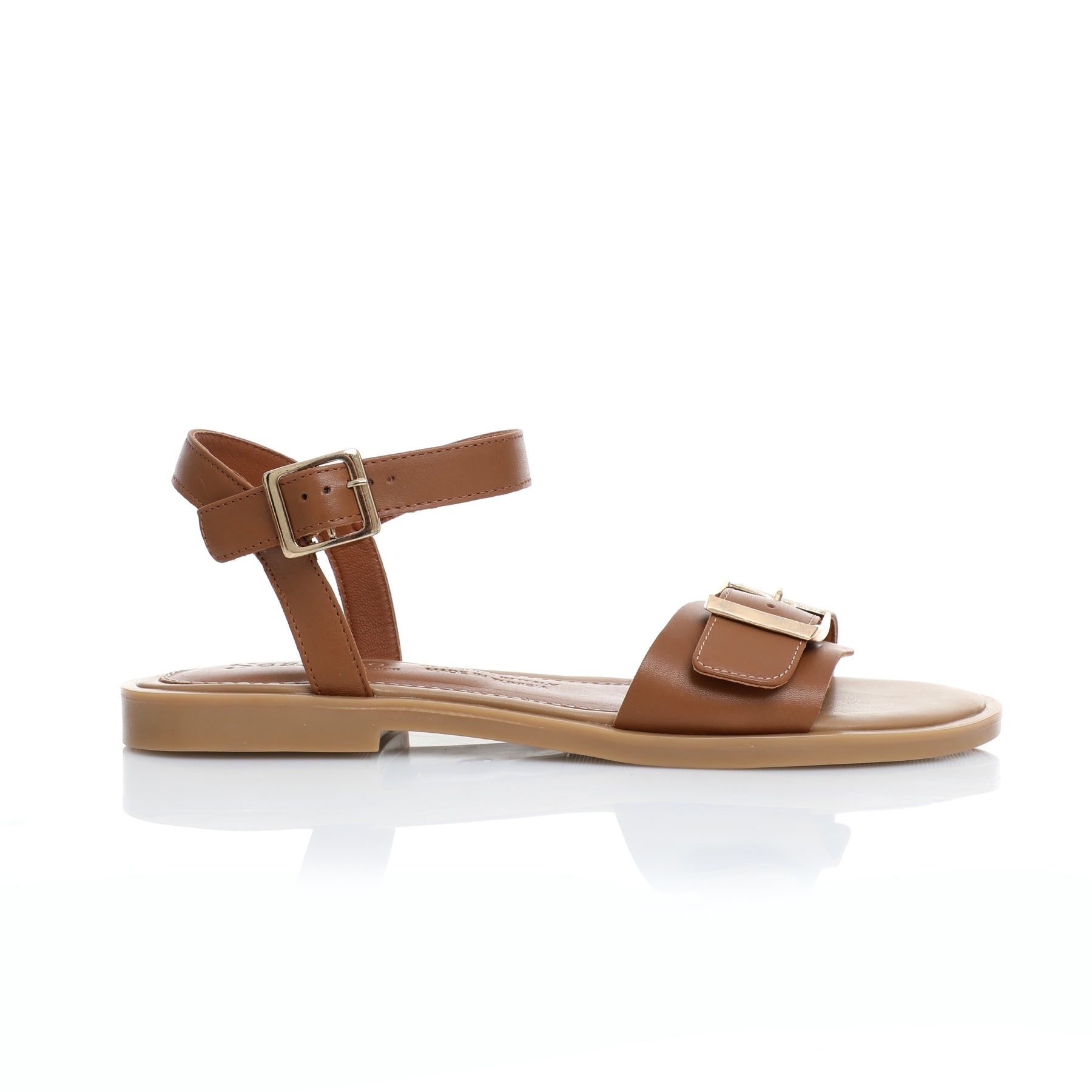 Sandales {Cuir} plates  E25-092