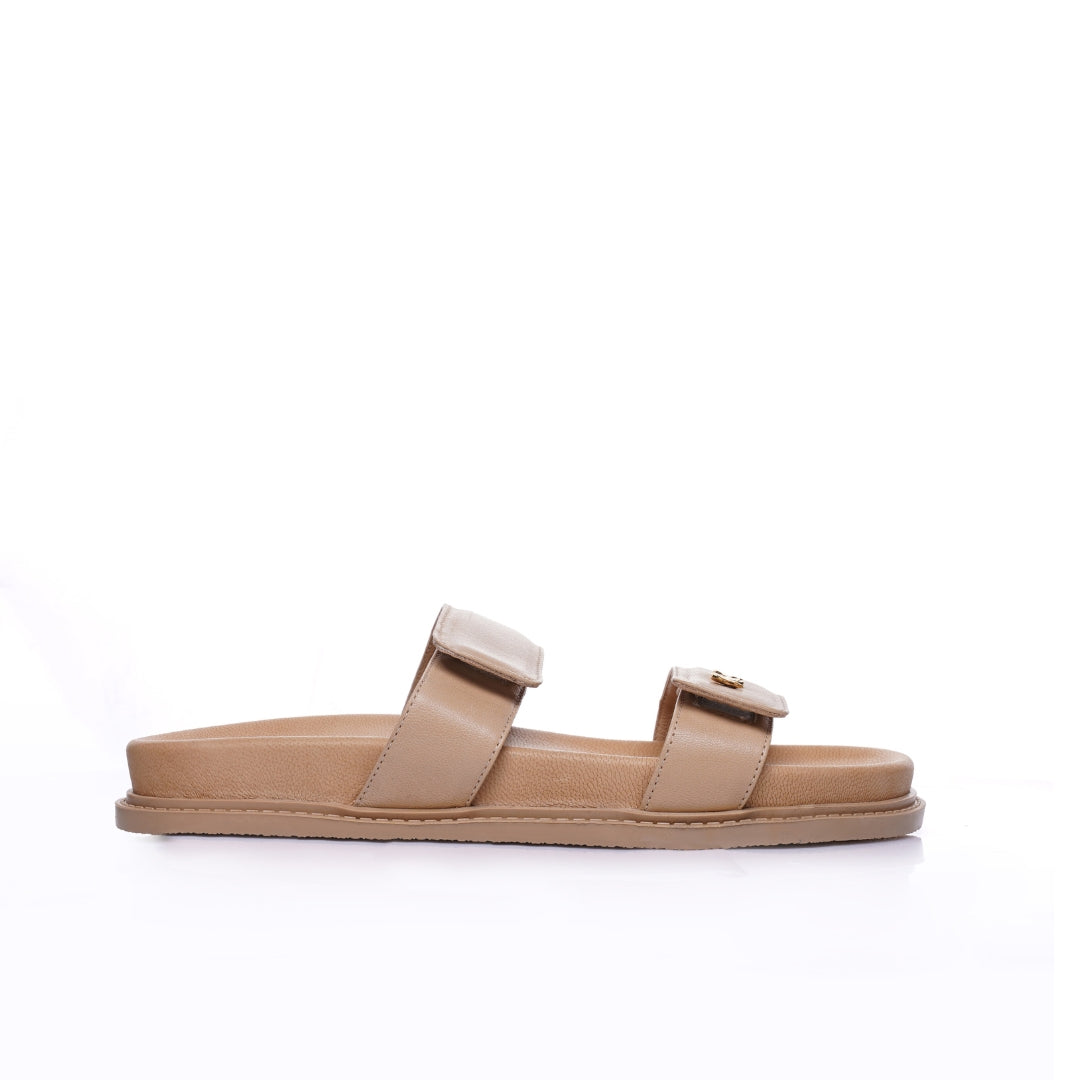 Claquette Cuir Confort Double Scratch  E26-775