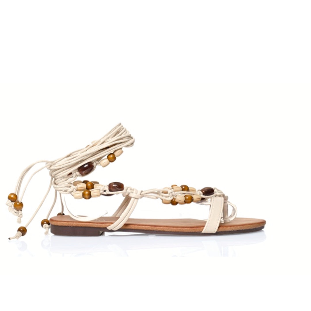 Sandale plat accessoires E26-F296