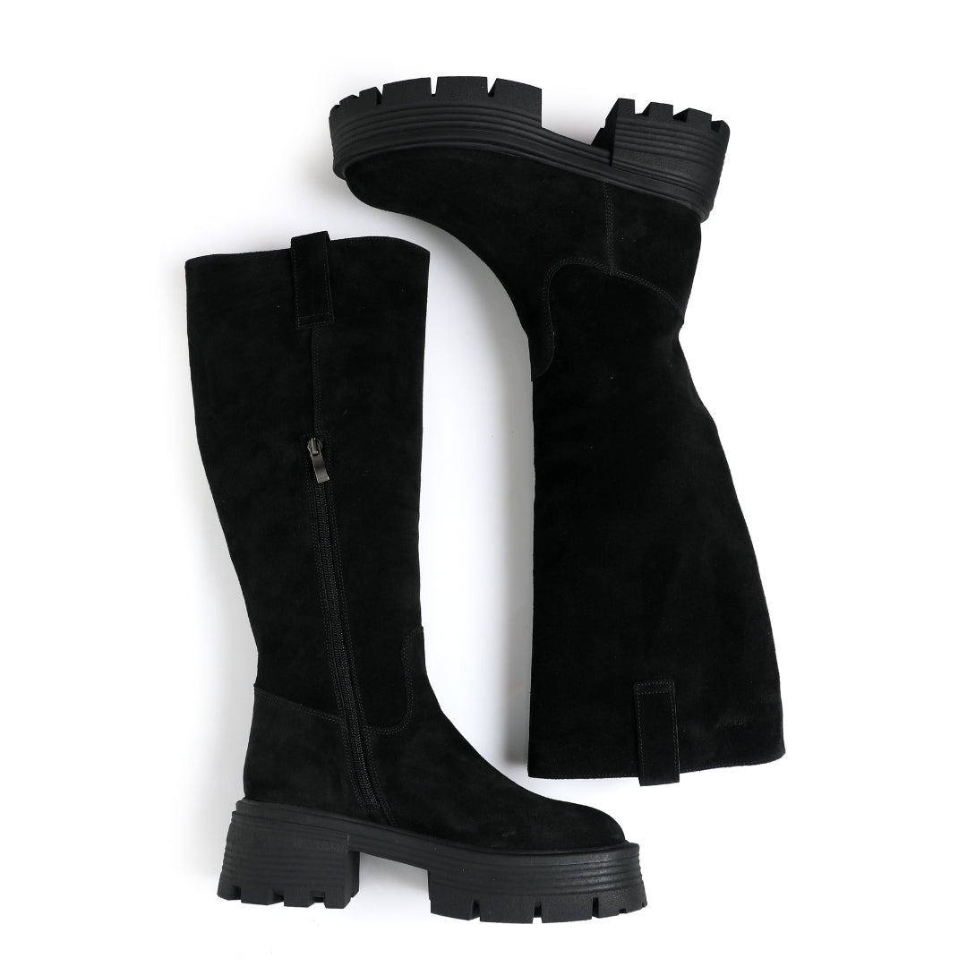 Botte CUIR DAIM H25-C506