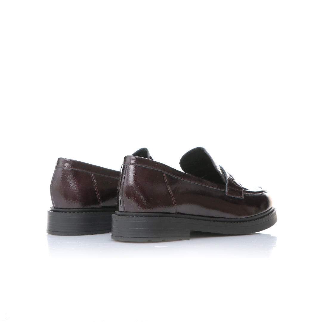 Mocassin CUIR Plat H25-010