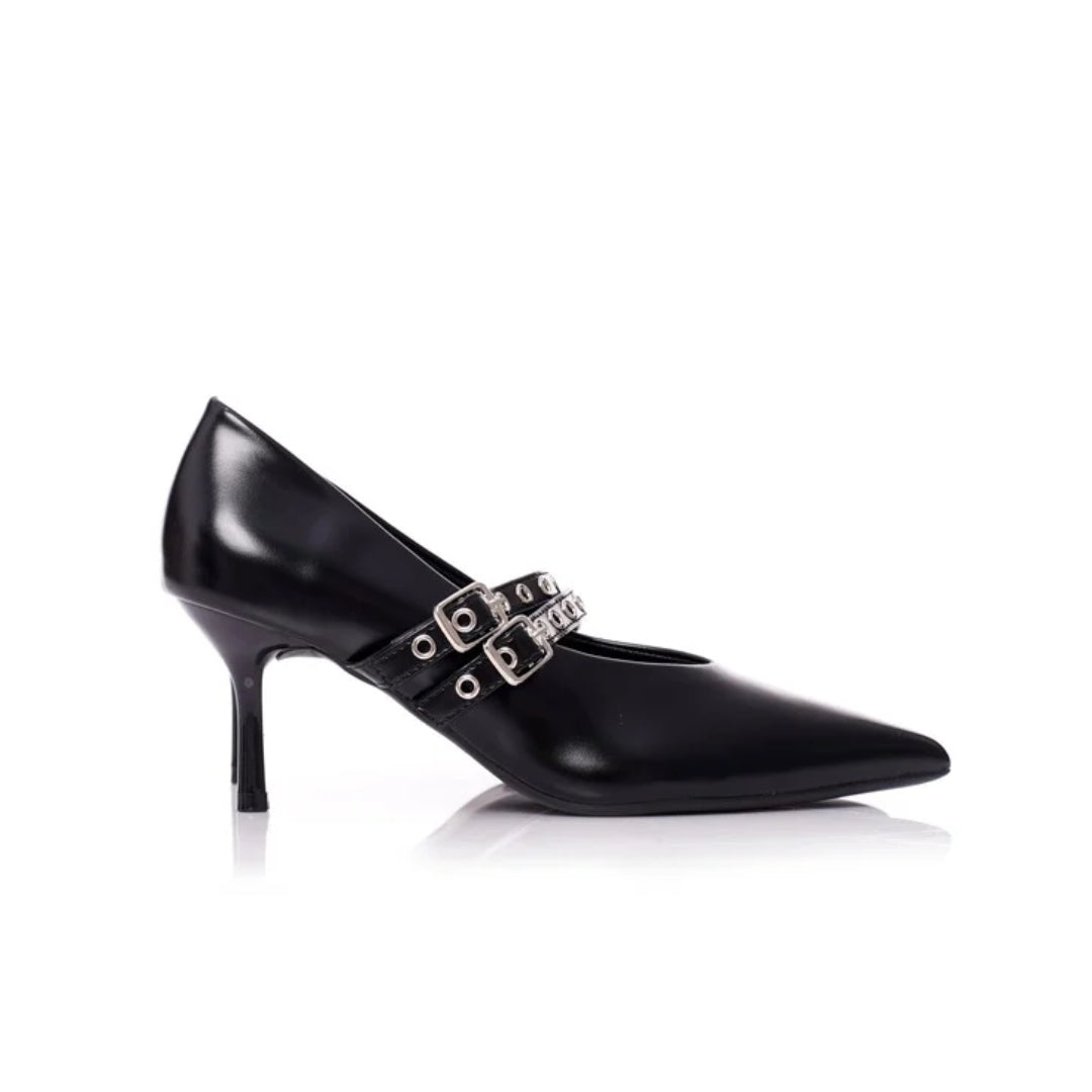 Escarpin Avec Ceintures Talon P26-G111