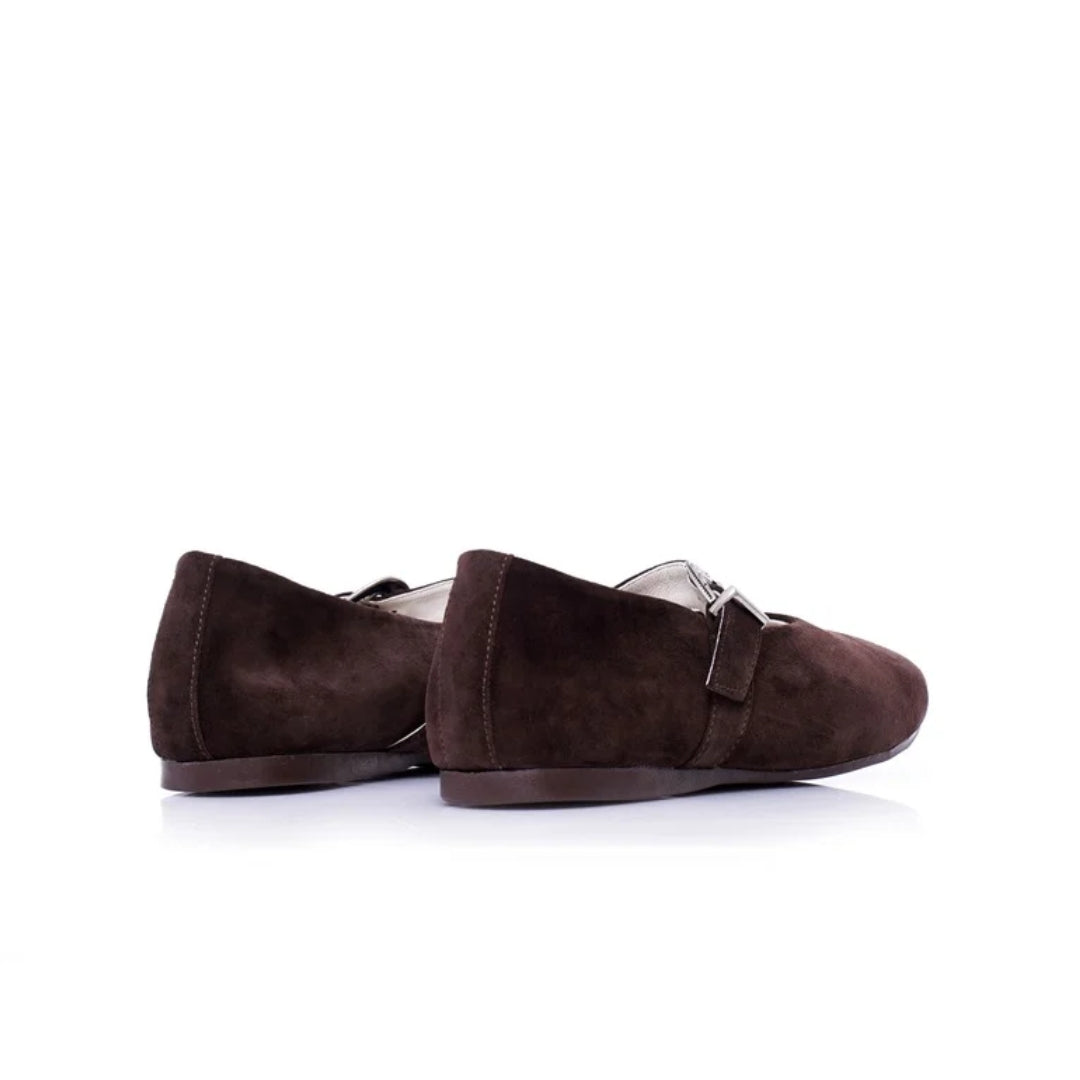 Mary Jane Cuir Daim P26-5207