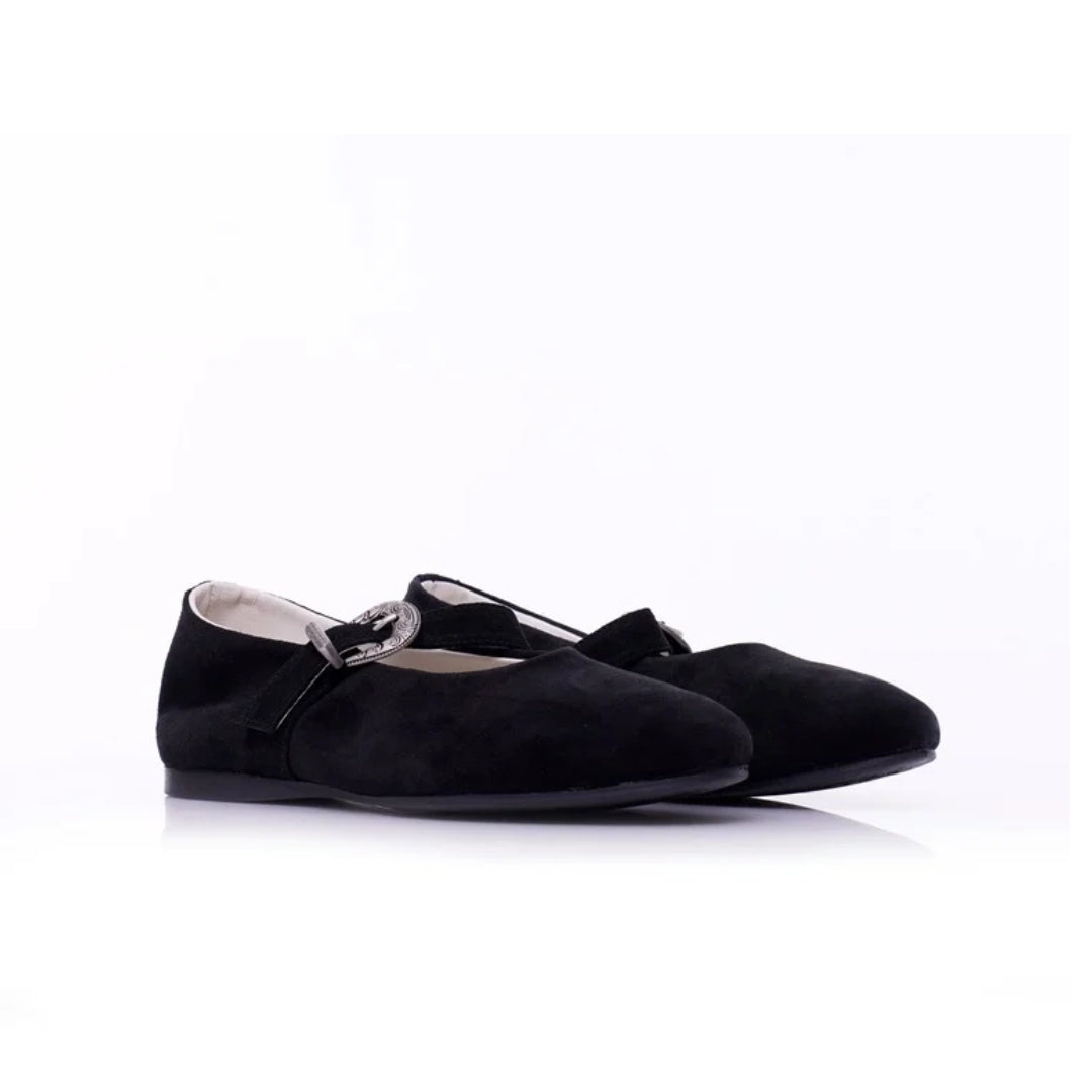 Mary Jane Cuir Daim P26-5207