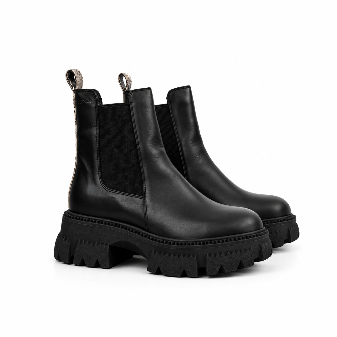 bottine cuir confortable
